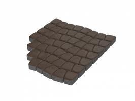  Тротуарная плитка Stellard Классико 60 мм Коричневый: внешний вид