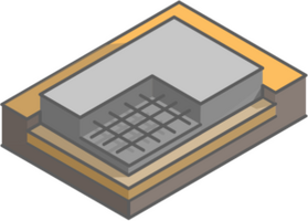 Монолитный фундамент: внешний вид