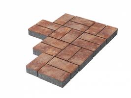  Брусчатка Stellard 200х100х40 мм Санрайз: внешний вид