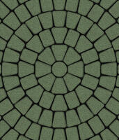  Тротуарная плитка Выбор Классико Б.1.КО.6 М Гранит 60 мм Зеленый: внешний вид