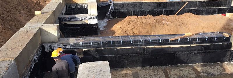 Технология укладки фундаментных блоков